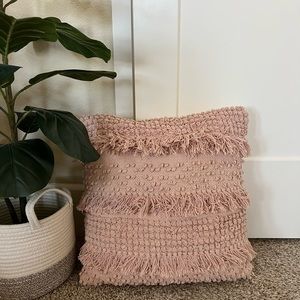 Pink Throw Pillow